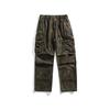 Retro Men's Camouflage Overalls Men's High-end Loose Straight Pants Trendy Brand Sports Trousers Men's Trousers