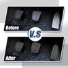 3Pcs Clutch Brake Pedal Cover Car Gas Pedal Cover Fit for Suzuki Aerio Black