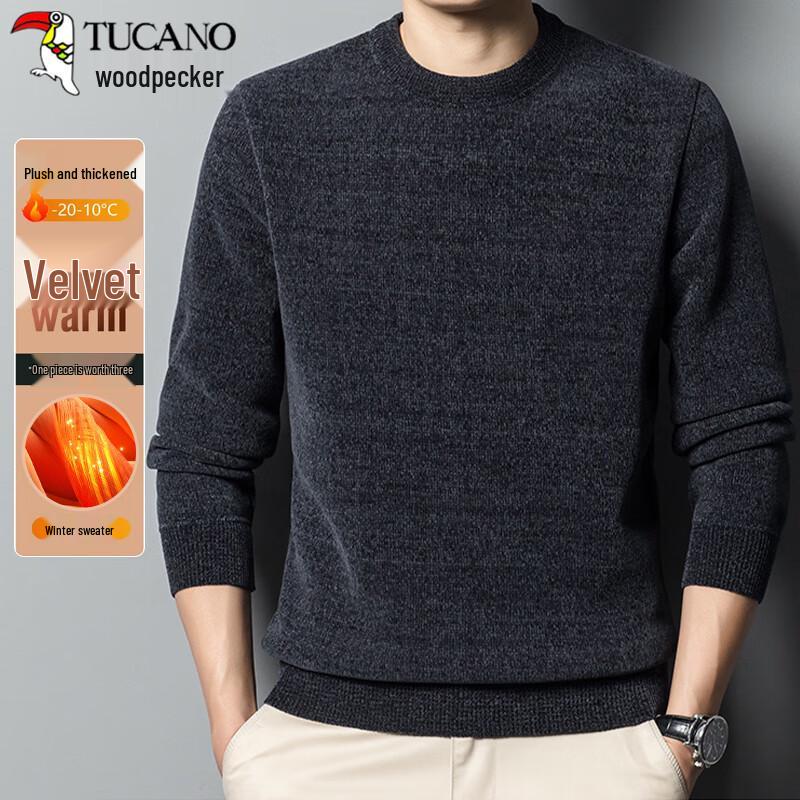 

TUCANO Men s Chenille Round Neck Sweater 2XL