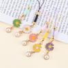 Bag Pendant Phone Case Decor Keychain Strap Daisy Flower Mobile Phone Straps Lanyards Key Hang Rope