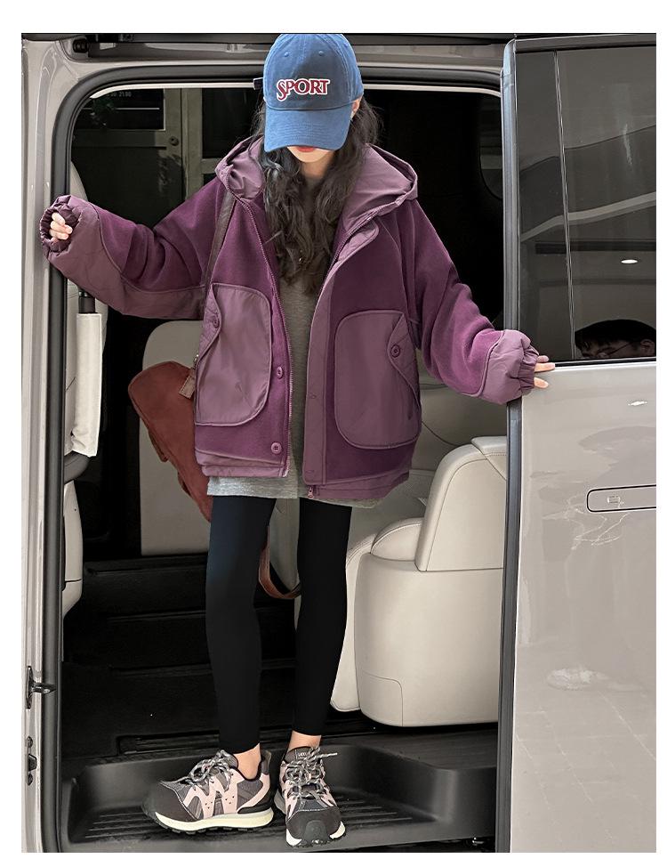 2025 Girls' Aoli Velvet Warm Cotton-Padded Top - Autumn/Winter Outerwear for Kids