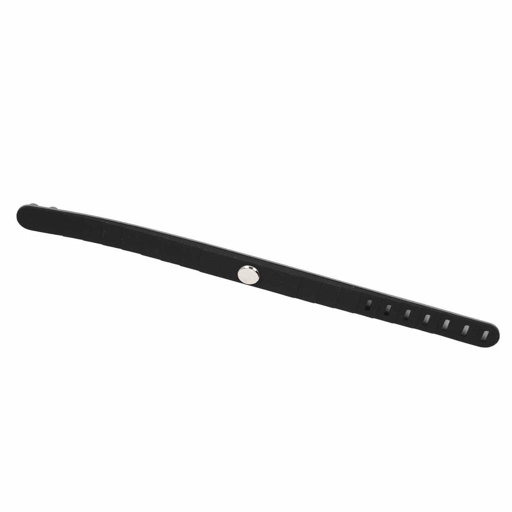 Anti Static Bracelet Adjustable Silicone Waterproof Soft Lightweight Negative Ion Wrist Strap for Women Men Black