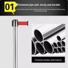 3-Meter Golden Retractable Belt Stanchion