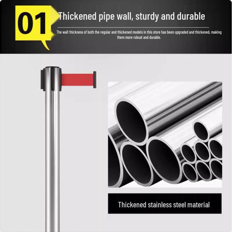 3-Meter Golden Retractable Belt Stanchion