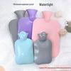 Large Explosion-proof PVC Hot Water Bottle with Thickened Liner for Warm Compress and Hand Warming