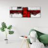 Canvas Print, Red Rectangles