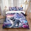 3pcs Fantasy Tiger Duvet Cover Set -Includes 1 Duvet Cover and 2 Pillowcases, No Quilt Core, All-Season Home Decor  Yy251111205