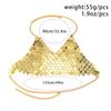 IngeSight.Z Sexy Plastic Sequins Neck Hanging Bikini Chest Body Chain Women Summer Bra Underwear Belly Chain Cage Festival Wear