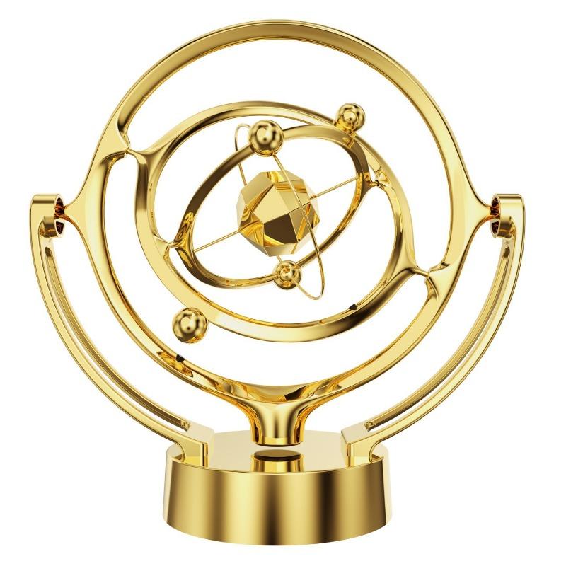 1 Pezzo Nuovo Strumento del Moto Perpetuo della Terra, Modello da Tavolo Bilanciere Magnetico Rotante Astrometro Ornamento Orbitale Ornamento