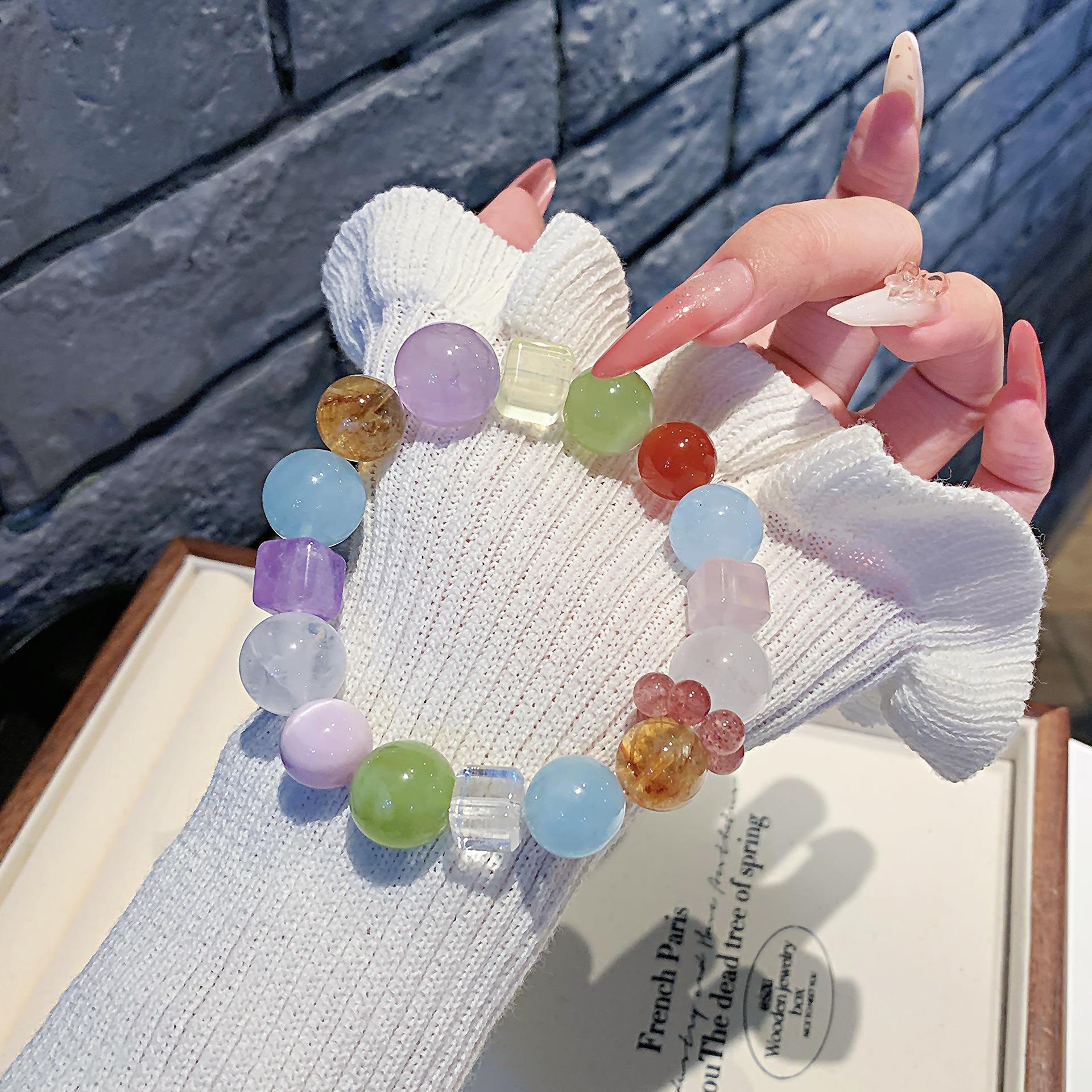 

Original Natural Dopamine Crystal Multi-Treasure Bracelet - Light Luxury and Versatile Hand Jewelry 2025 New Collection