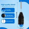 Bottle Brushes For Cleaning 31cm Narrow Neck Glass Water Bottle Brush Stainless Steel Scrubber Tool Reusable Washing Kitchen