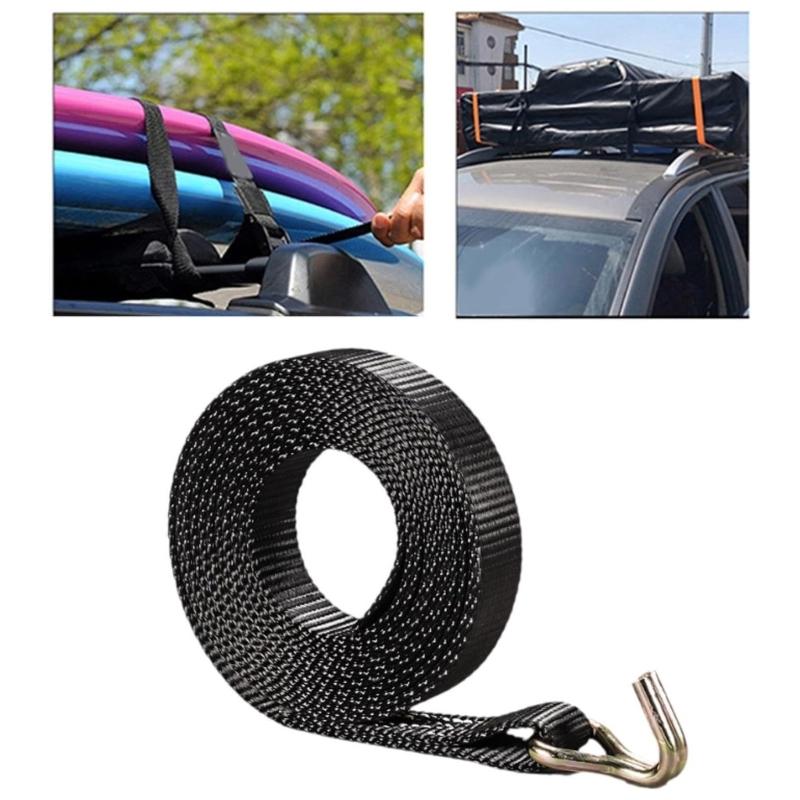 Double Hook Truck Cargo Straps Portable Sturdy Bungees Tie Downs Convenient for Safe Transport and Storage Solution
