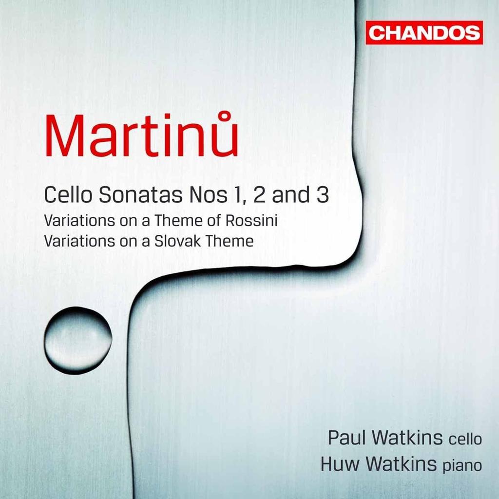 CD B. MARTINU - Cello Sonatas 1-2 & 3 CHAN10602 UK Classical Used