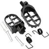 Dirt Bike Riding Black Aluminium Foot Pegs Easy tall Foot Pegs Dirt Compatible Dirtbike Parts Easy tallation