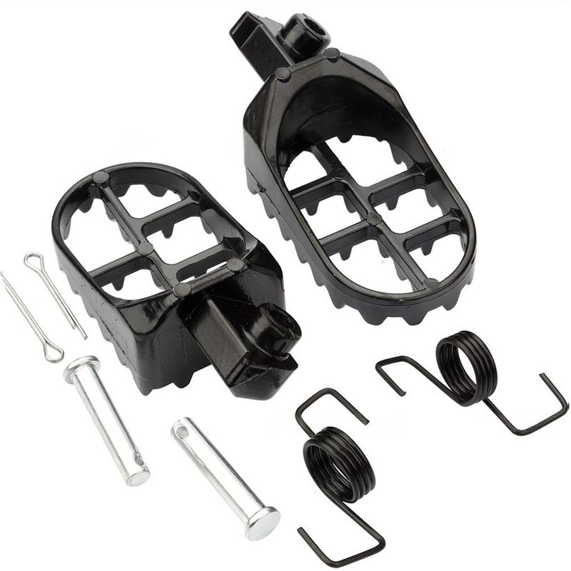 Dirt Bike Riding Black Aluminium Foot Pegs Easy tall Foot Pegs Dirt Compatible Dirtbike Parts Easy tallation