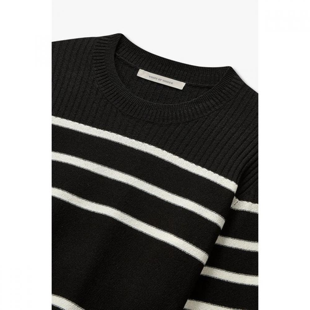 Vov Stripe Knit Pullover 7125250701