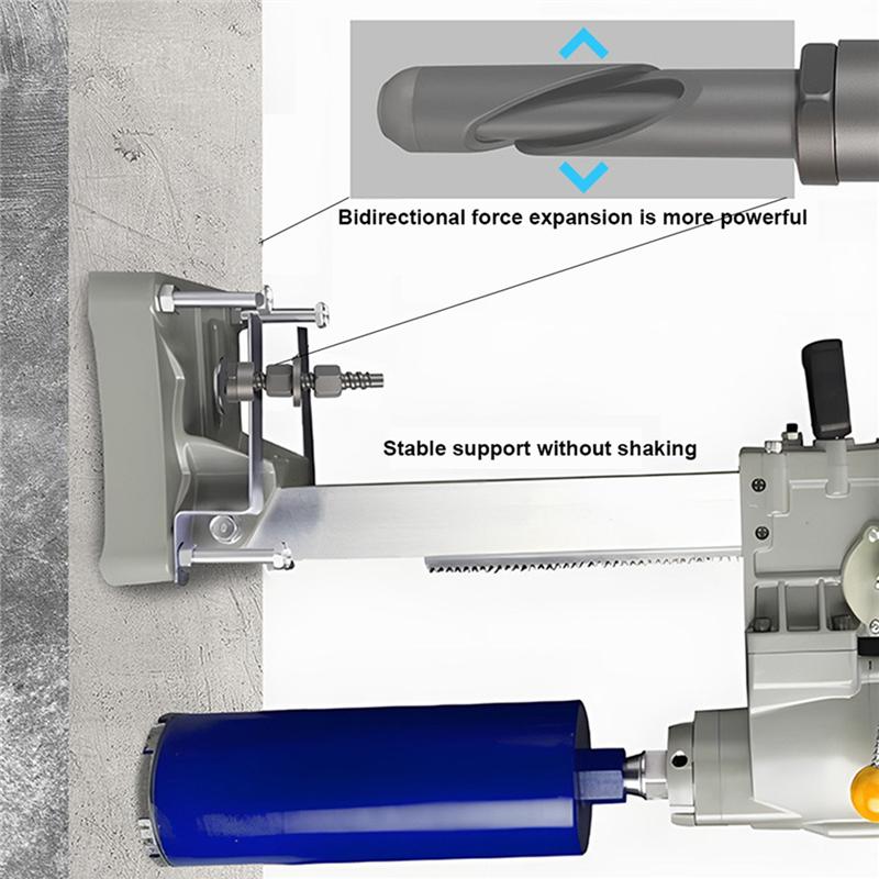 A74E-4Pc Water Drill Special Drilling Bracket Fixed Detachable Reusable Internal Expansion Bolt Screw Set