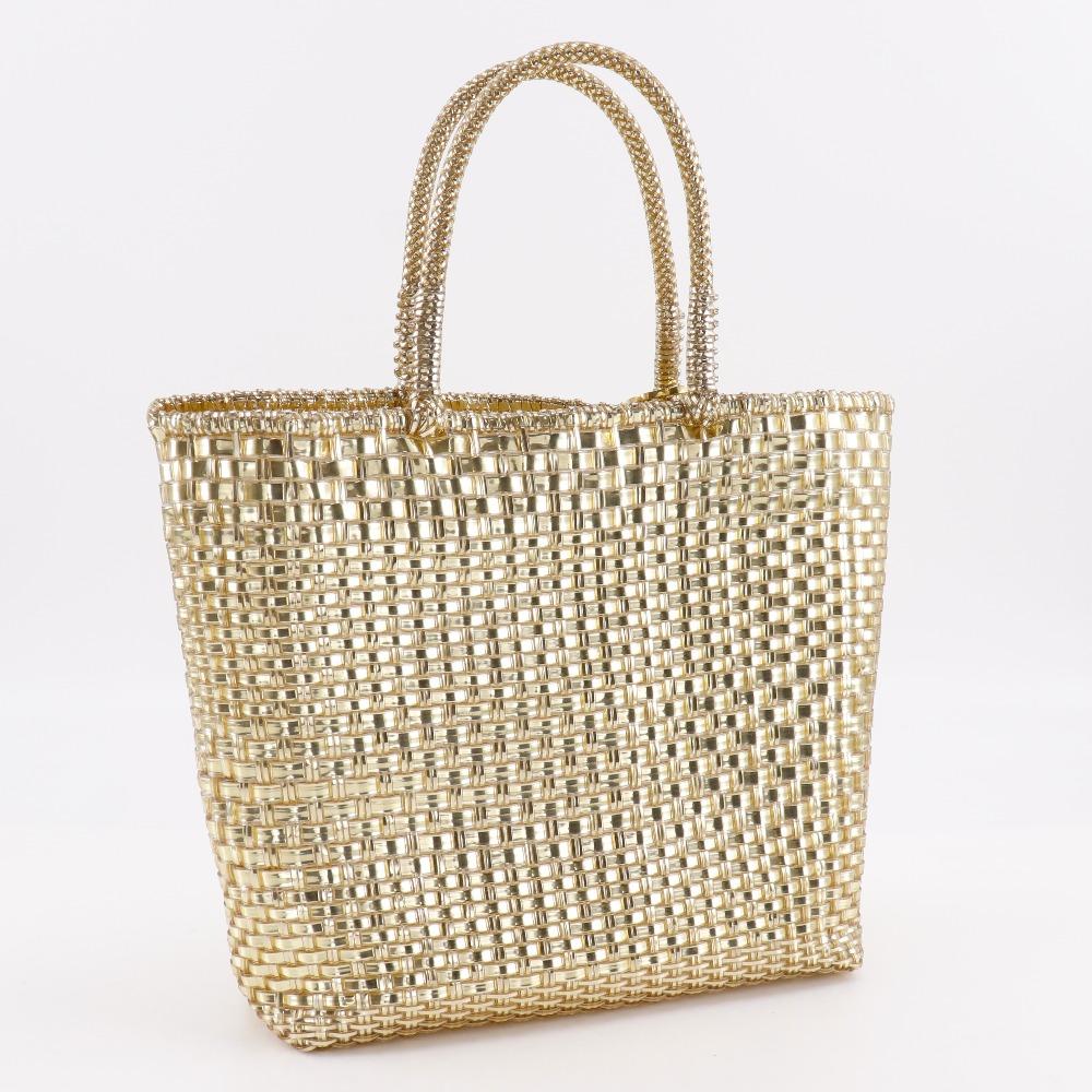 ANTEPRIMA Intreccio Small Handbag gold Wire Cord Women Used