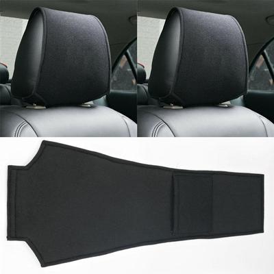 1pc Coussin d'appui-tête de dossier de siège auto Housse anti-poussière Coton Coussin de support Repose-tête Cou Couvertures de coussin Accessoires auto 62x14cm