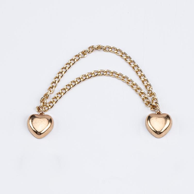 Wielofunkcyjny Magnetyczny Klips do Ubrań z Łańcuszkiem Metalowe Guziki Klips Ubrania Szalik Nogawki Spodni Mankiet Mocujący Magnes Pin