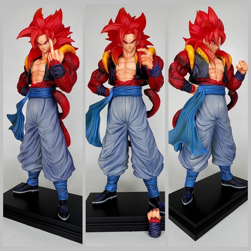 Super Saiyan, Super Four Wujita, Two-Handed, Three-Handed, Fit Warrior Model Ornament, Boxed Figure.