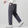 Men's Soft Shell Casual Workwear Pants - Winter Plus Velvet Outdoor Sports Trousers