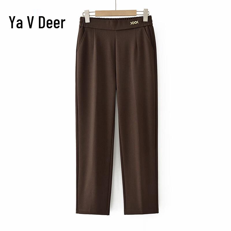 Yalu Women's High-Waist Loose Straight-Leg Pants