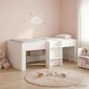 Kids Loft Bed 2 pcs White 193 x 96.1 x 68.5 cm