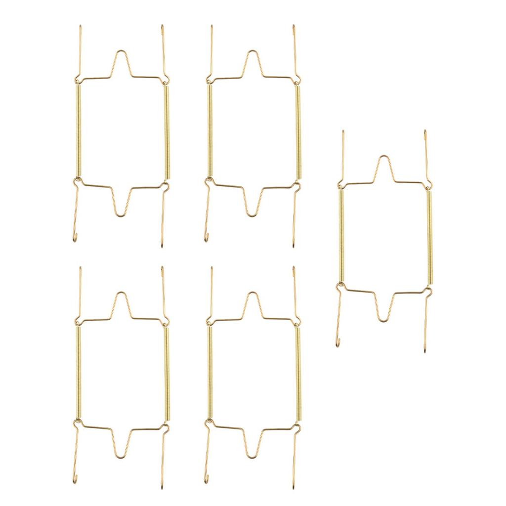 Sturdy Wall Display Invisible Dish Hanger Adjustable Plate Holder Set of 1/5