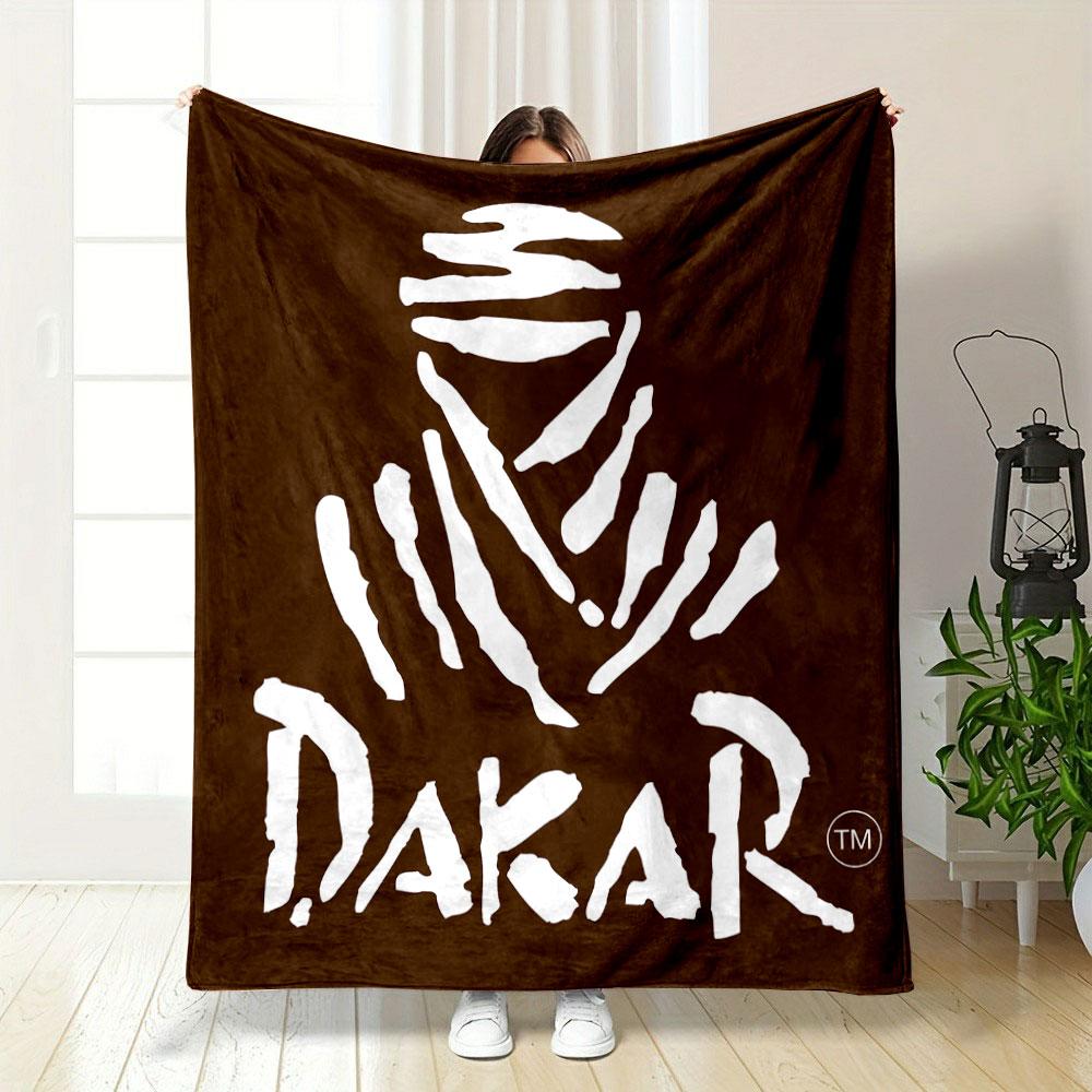 Dakar Rally Print Blanket Bedroom Blanket for Livingroom Couch Lunch Break Soft Cozy Throw for Friend's Festival Gift