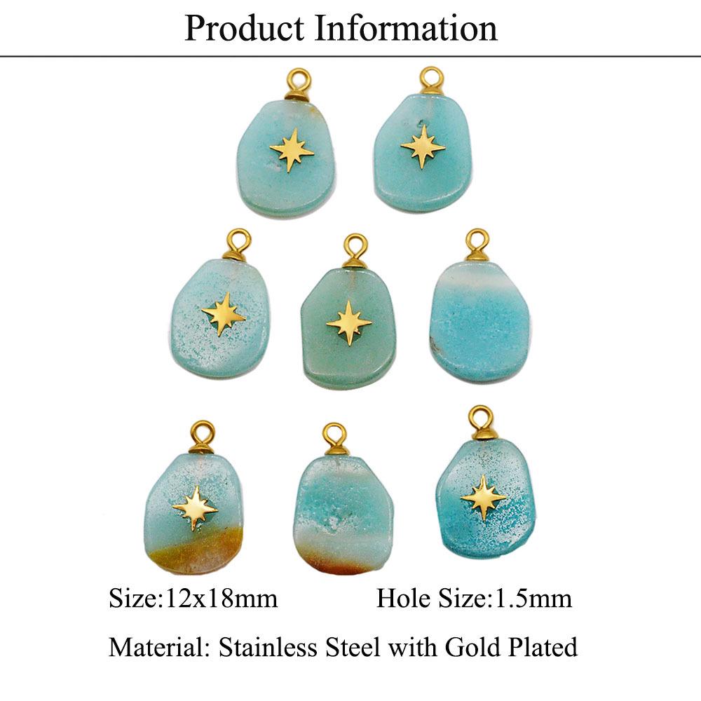 

Qimu Titanium Steel Crystal Tree of Life Pendant