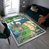 1PC Cute P-Pokemon Snorlax Cards Pattern Carpets for Living Room Bedroom Bedside Floor Mat Area Rug Home Decor Large Size
