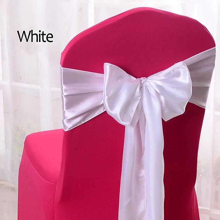Satin Chair Sashes Ties 12Pcs Chair Decorative Satin Sashes Bow Design for Wedding Events Banquet Home Kitchen Decoration