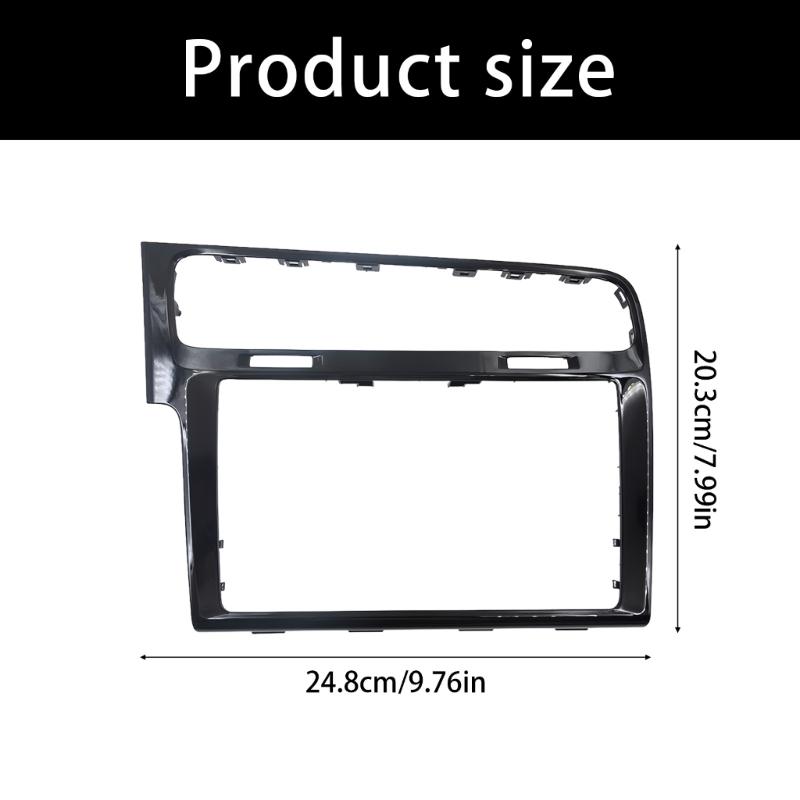 Screen Frame 8inch Screen Bezel for Golf 7 Navigation Radio Panel Decorative Frame Auto Accessories Easy Installation