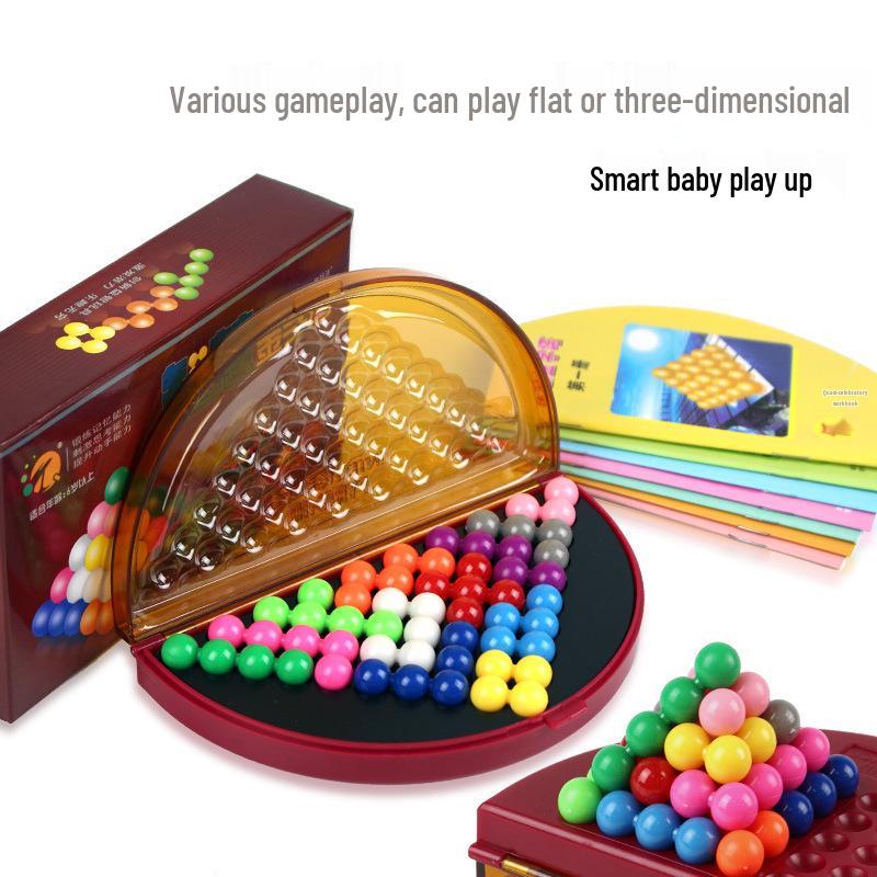 Qi Ji Pyramid Wisdom Beads: Children's Logical Thinking and Reasoning Toy