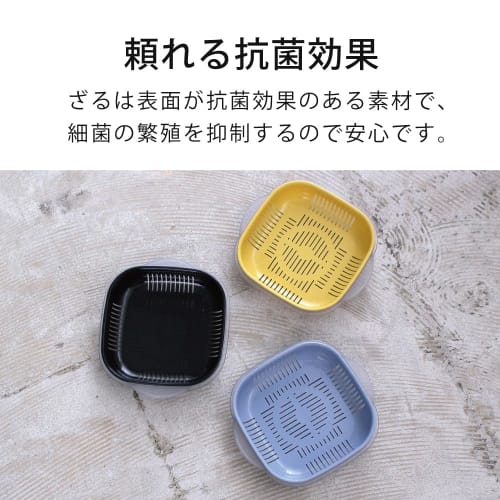 &NE Refra Recopo Containers, 3-Piece Set (Black, Yellow, Blue), Thaw and Defrost Frozen Rice, 150g Rice Serving, Made In Japan, Microwave and Dishwash