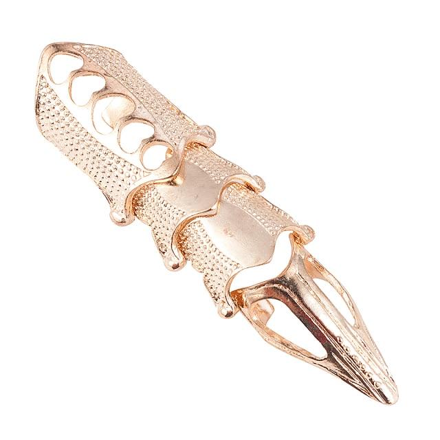 

Модный Стильный Крутой Стиль Мужские Парни Панк Готика Рок Свиток Сустав Броня Костяшка Металлические Кольца На Весь Палец Золотой Цвет Косплей DIY Кольца Модные Украшения золотой