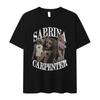 90s Sabrina Carpenter Music Tour Graphic T Shirts Man Women Retro High Quality Fashion T-shirt Cotton Oversized Tshirt