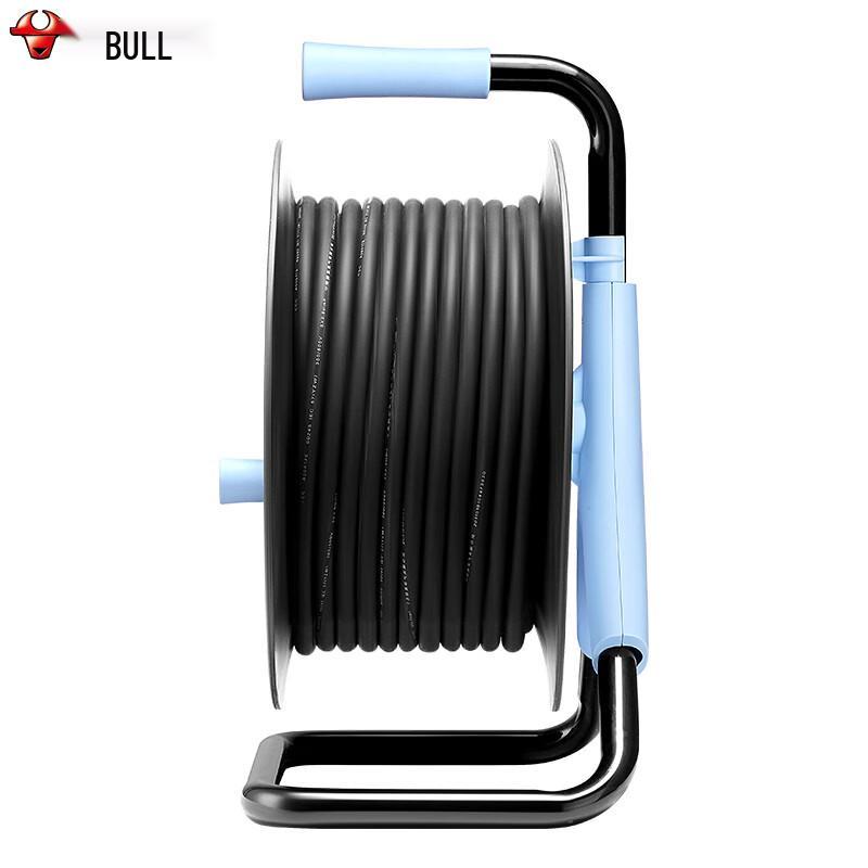 BULL Overheat Protection Cable Reel Power Strip CN Plug (adapter Included)