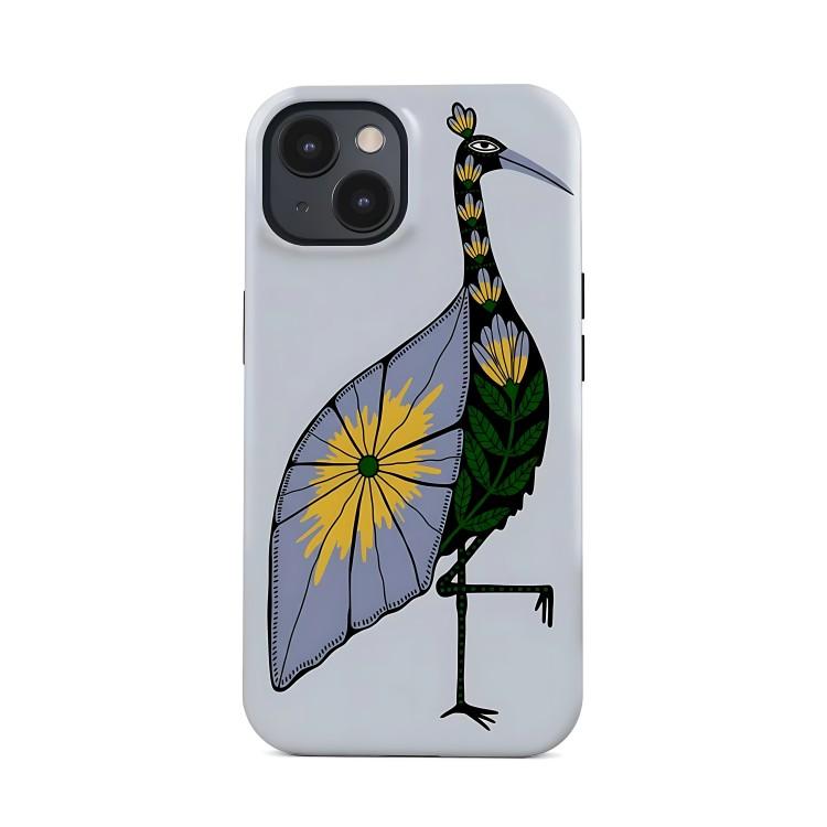 

Чехол для телефона с узором журавля для iPhone 17 17e 16e 16 15 14 13 12 11 X XS XR XSMAX 7 8 Air Pro Max Plus Двухслойная задняя крышка iPhone 11