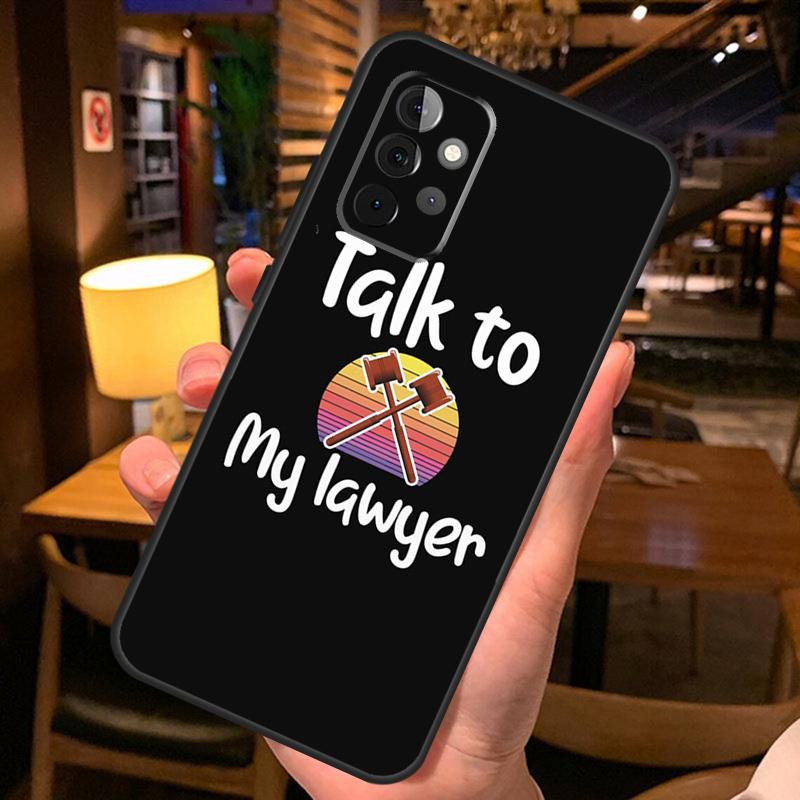 Jurastudent Anwalt Richter Fall Für Samsung Galaxy A54 A34 A14 A51 A71 A50 A70 A12 A22 A32 A52 A53 A33 A13 Rückabdeckung