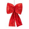 Christmas Decorations High-end Gold Velvet Bow Christmas Flocking Bow Large Red