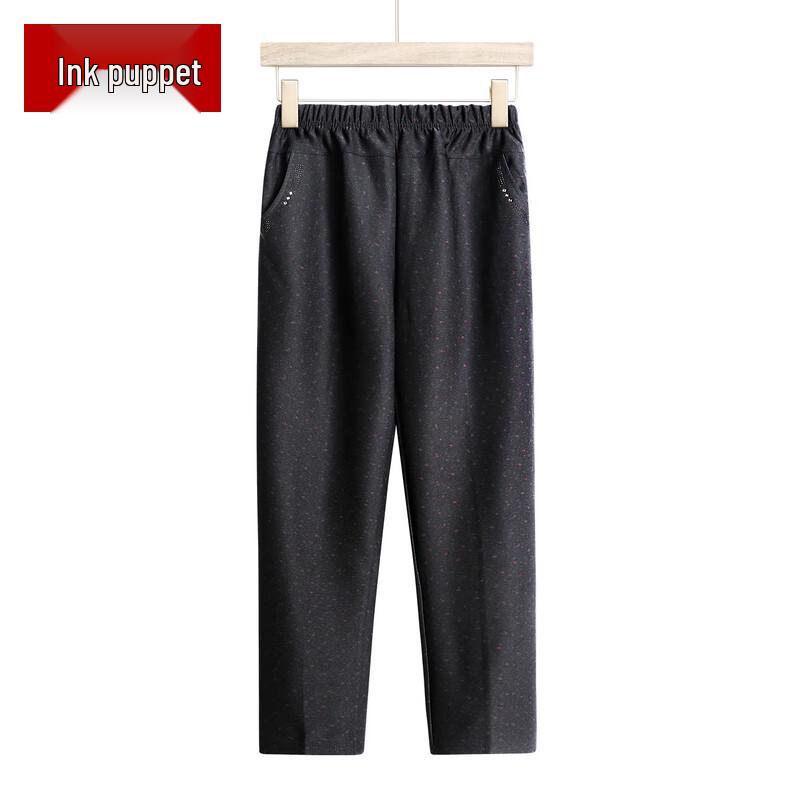 

Middle-Aged Women s High Waist Straight Leg Casual Pants 8XL