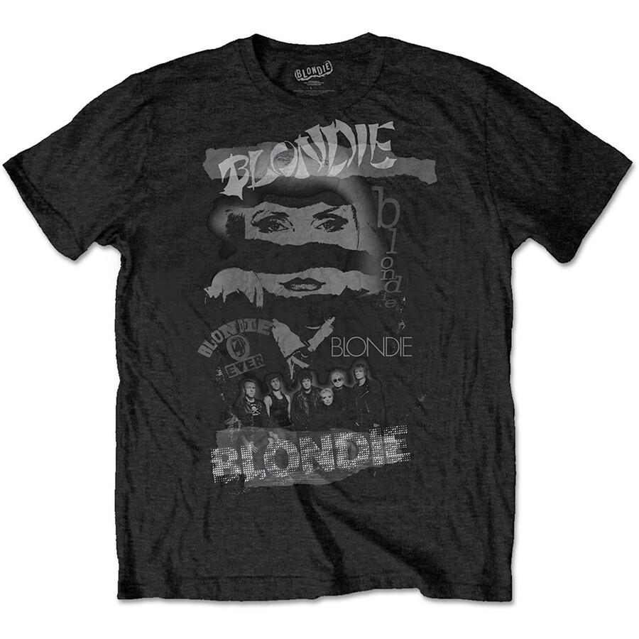 Blondie-Debbie Harry-Mash Up-Black t-shirt XL