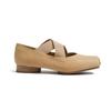 Sheepskin version~ Leather ballet shoes women's retro thick heel single shoes square head Mary Jane high heels