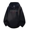 Men's Trendy American-Style Fleece-Lined Winter Hoodie – Thick, Warm, Printed, Loose Fit Jacket