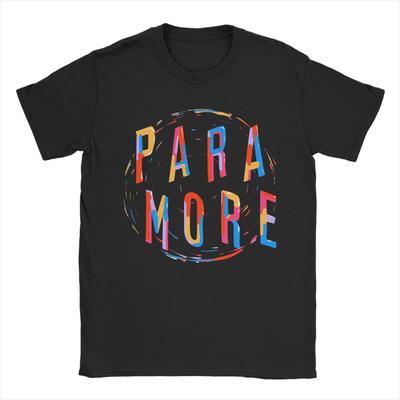 Paramore Band Pure Cotton T Shirt For Mens Summer  Y2K Funny TShirts ONeck Harajuku Tee Shirt Plus Size Custom DIY Clothes