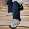 MLB New York Yankees Running Shoes Unisex Low Top Silver/Gray 3ARNSPL4N-50GRL