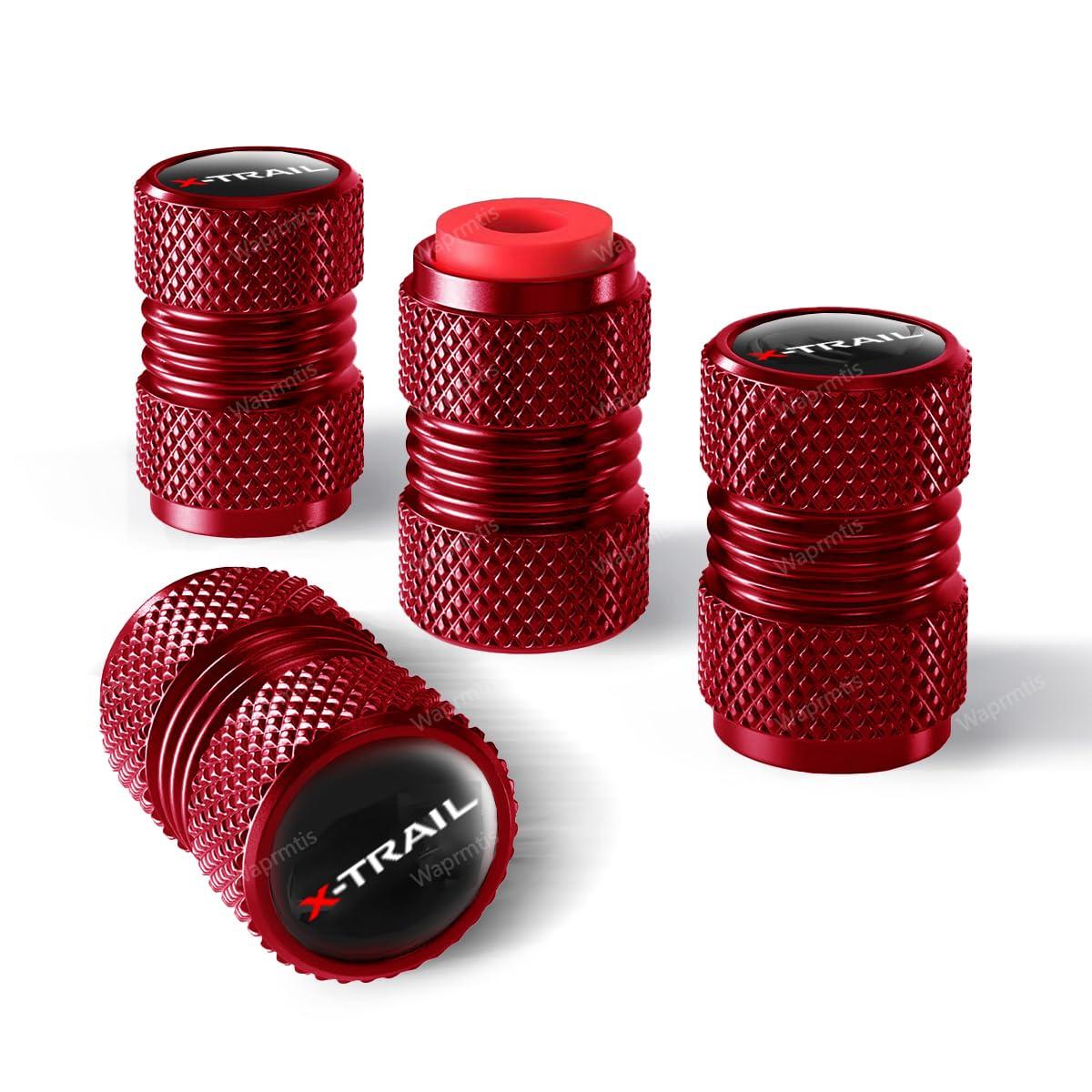 X-TRAIL Air Valve Cap Compatible with all series such as x-trail красный