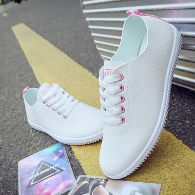Tênis Casuais Femininos Brancos de Couro Macio 2024: Moda Primavera & Outono, Sola Macia Confortável